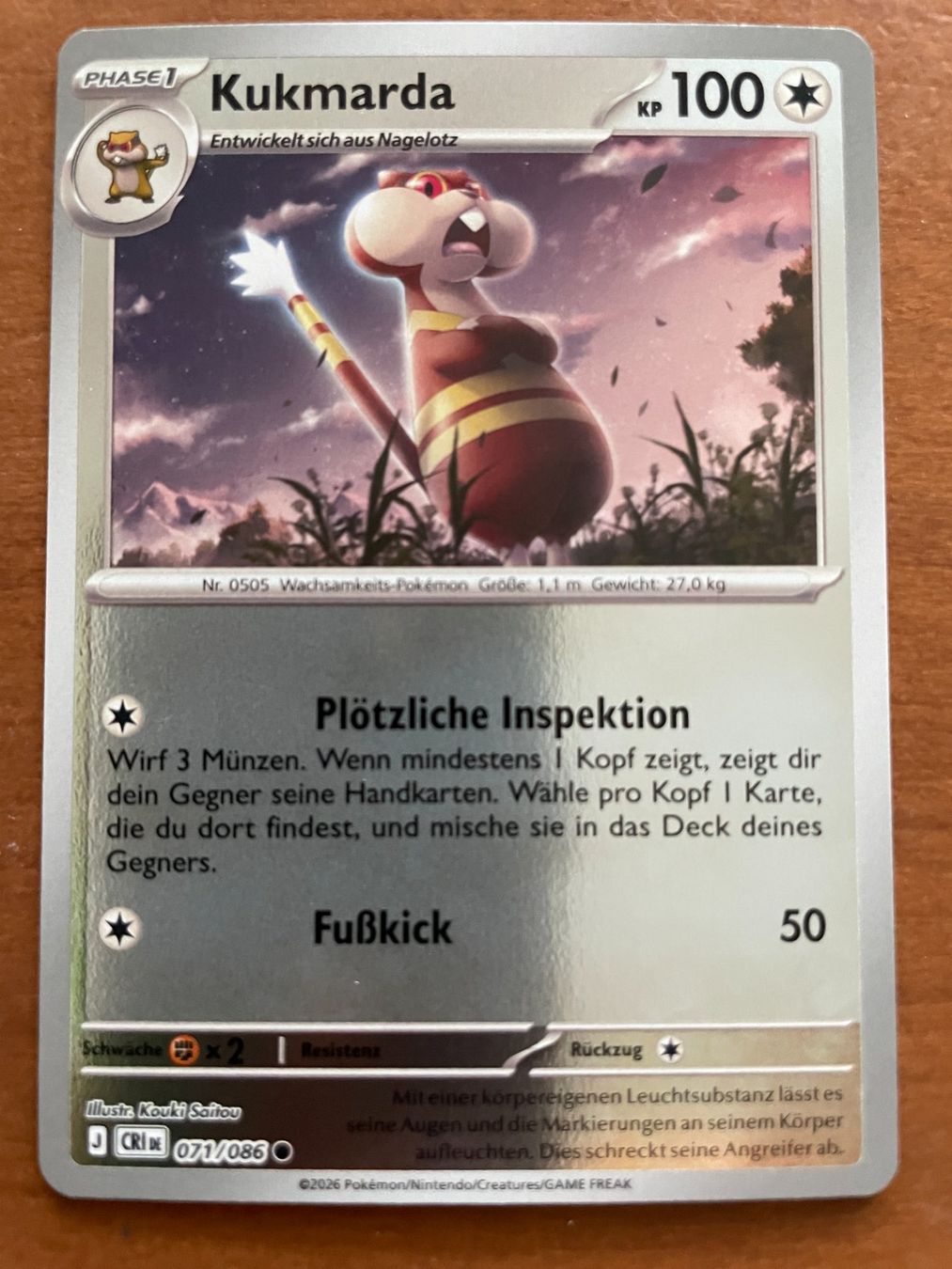 Pokémon Sammelbilder & Trading cards: Pokemon Kukmarda Reverse (Versand gratis) – Neu (gemäss Beschreibung) aus Chur von Angerson
