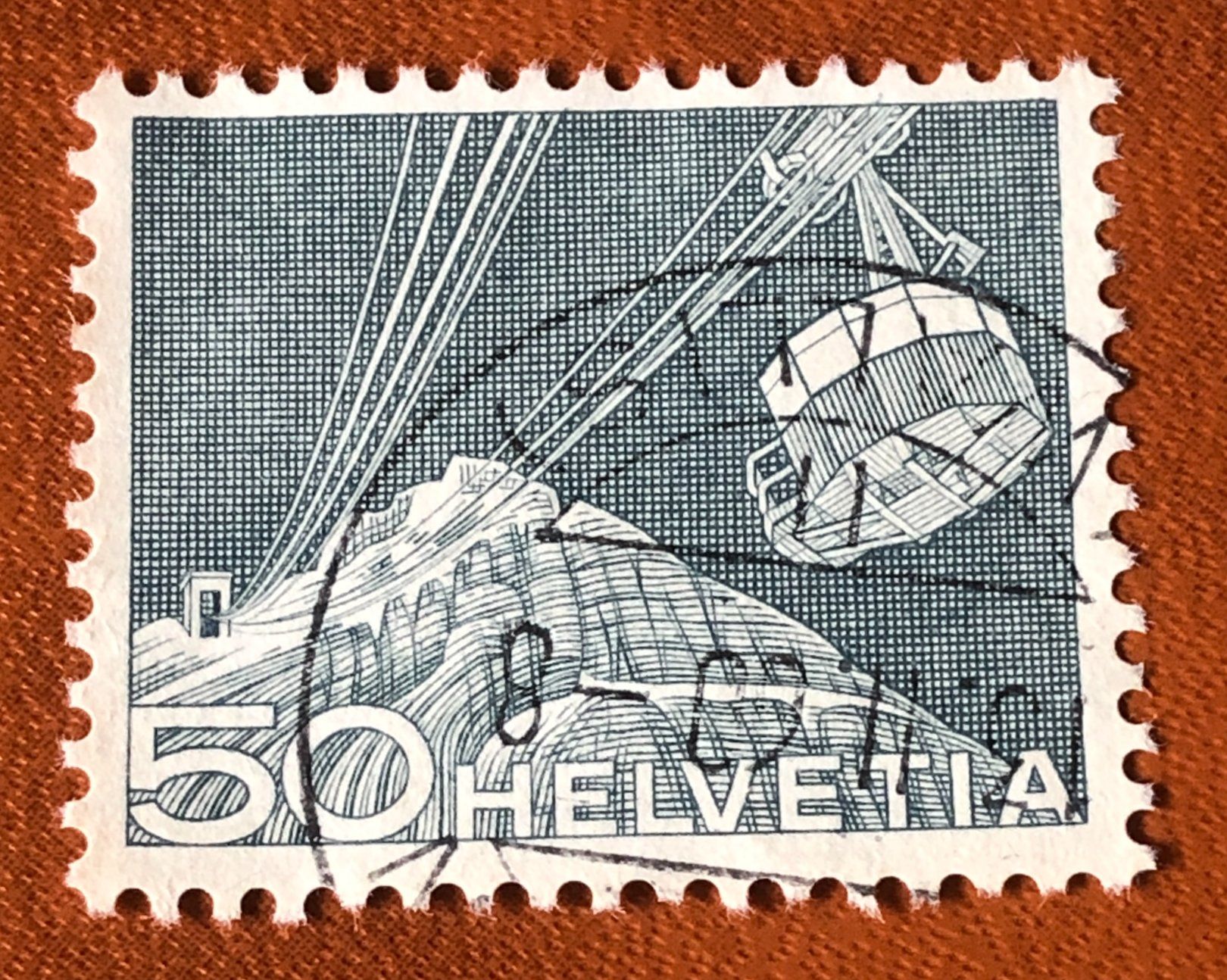 Tutti i francobolli: Nr.306 mit Stempel Technik und Landschaft    – Usato da Aarau venduto da Billa007