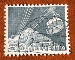 Nr.306 mit Stempel Technik und Landschaft   