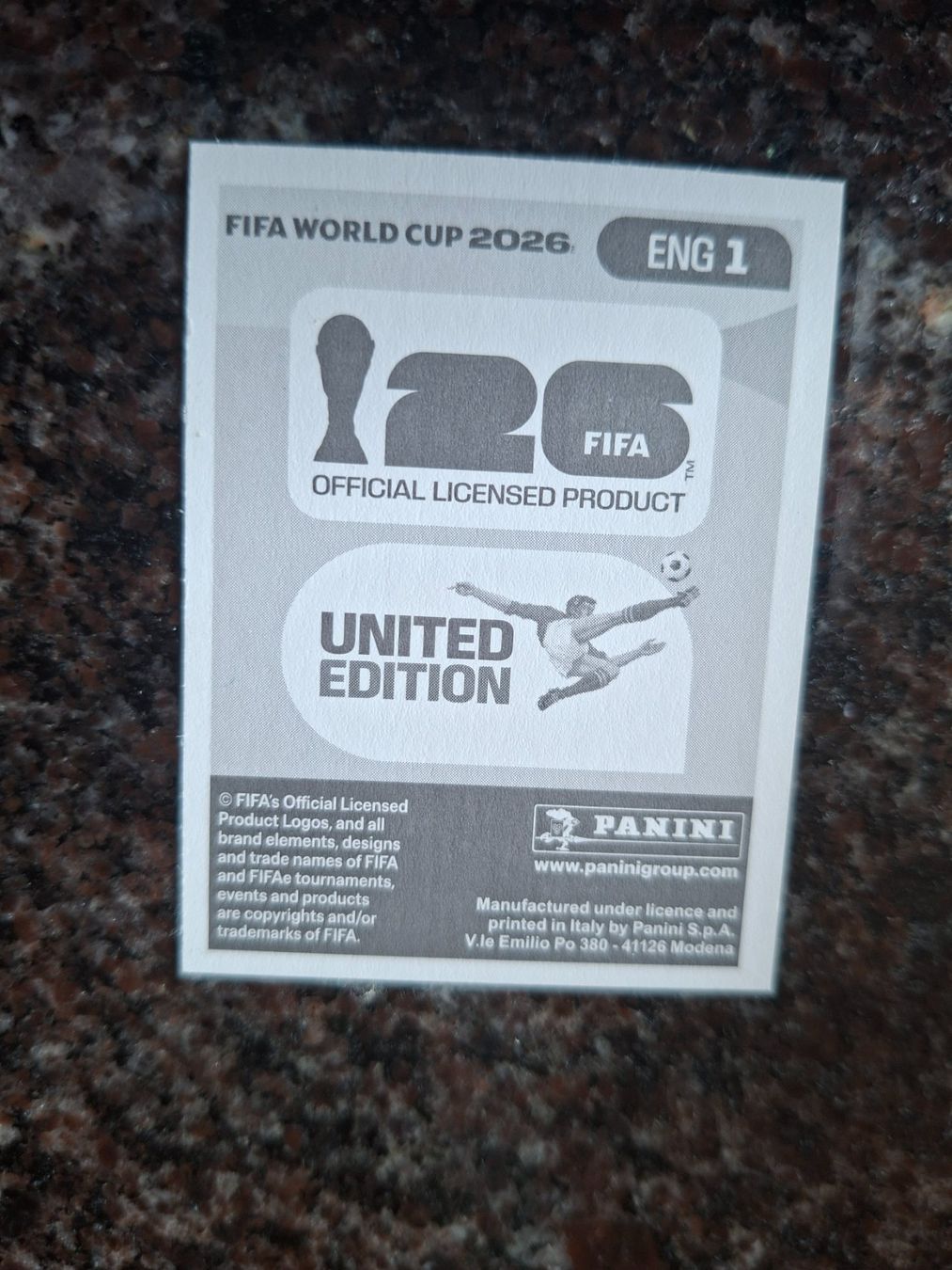 Panini Carte collezionabili: Panini FIFA World Cup 2026 ENG 1 – Nuovo (secondo la descrizione) da Erlinsbach venduto da pfunky 1