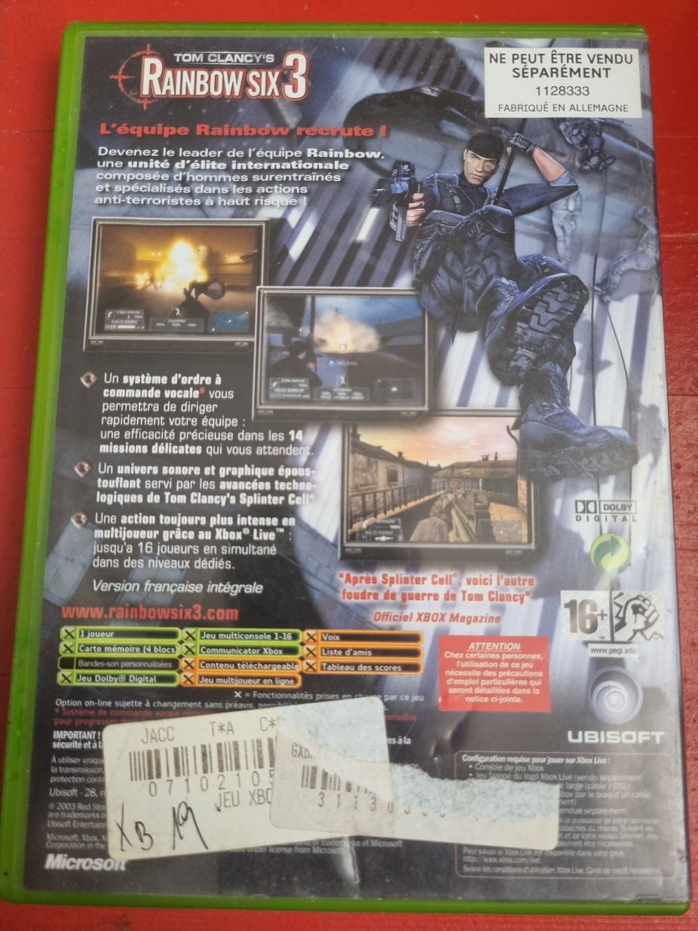 Microsoft Spiele: Tom Clancy's Rainbow Six 3 Xbox – Gebraucht aus Pollegio von Isaiaaaa96 1