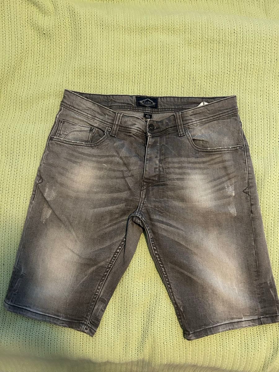 Jeans: Coole kurze  Herren Jeans Shorts, Grau,, Gr. L – Usato da Zürich venduto da robbii13 2