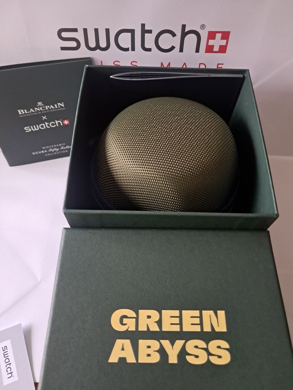 Swatch Orologi: Swatch x Blancpain Green Abyss – Nuovo e nell'imballaggio originale da Niederhasli venduto da zvb_fgn2 7