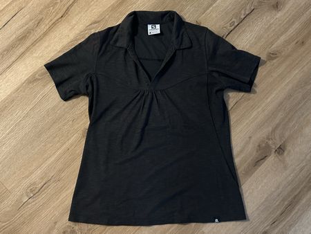 Damen Polo Shirt Salomon Grösse L Anthrazit guter Zustand