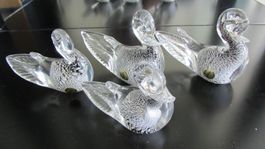 Murano Glas Schwäne, 4 Stk., sehr schönes Design, Top!