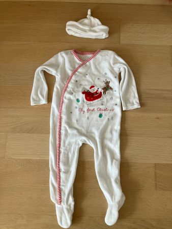 My first christmas - Weihnachtsoutfit Gr. 9-12 Monate