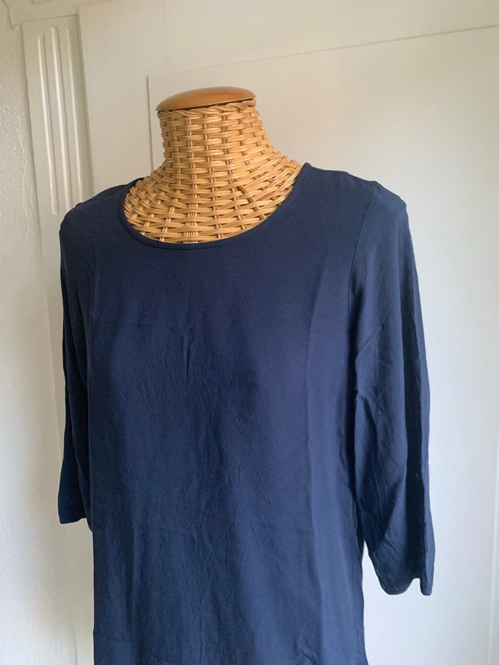 Vero Moda T-shirt: VERO MODA Oberteil dunkelblau fliessend S – Usato da Zürich venduto da Diazaio 1