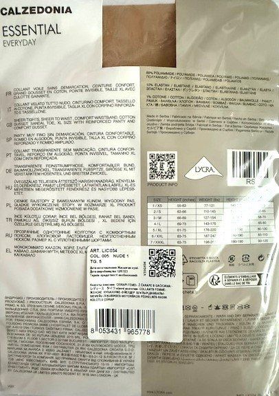 Calzedonia Calze & Collant: Strumpfhose Calzedonia Essential Tights – Nuovo e nell'imballaggio originale da Menziken venduto da ABA60 1