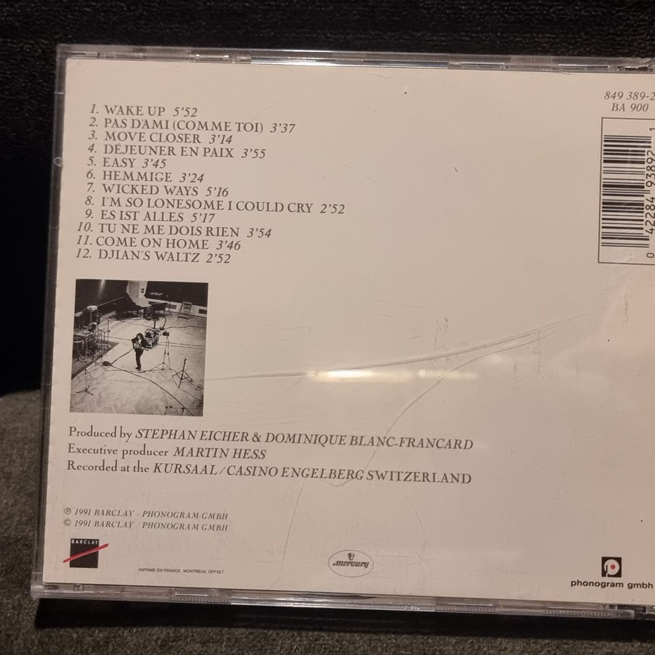 CD: Stephan Eicher : Engelberg CD, 1991 mit Hit "Hemmige" – Usato da Villigen venduto da Tschachtlan 1
