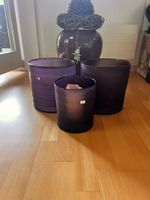3 x Windlichter von Lambert - 2x 24,5 und 20 cm hoch