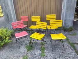 Gartenstühle, Klappstühle