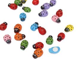 Deko Marienkäfer Holz gelb 🐞🐞🐞