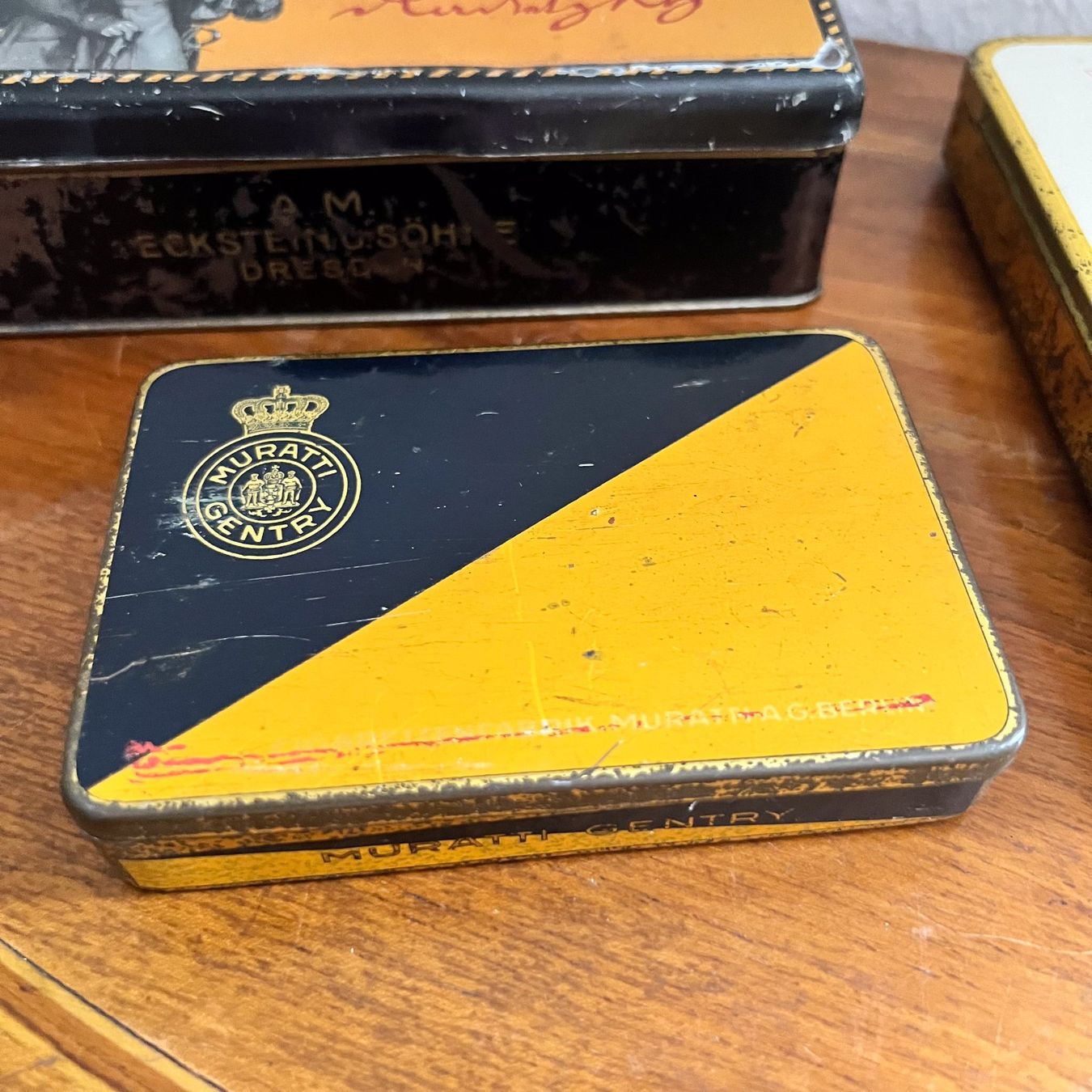 Barattoli: Alte Zigarren Tabak Blechdose Vintage Reklame Blech Dose – Usato da Neuhausen venduto da rraayy 2