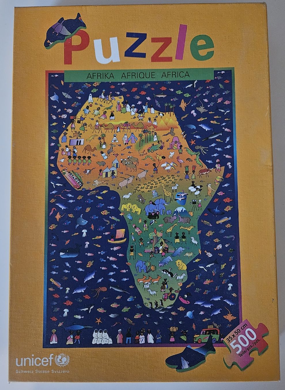 Puzzles: Puzzle Afrique 500 pièces  – D'occasion à Nyon par ali_l72q