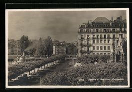 Genève, Panorama et Monument Brunswick
