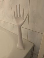 Schmuckständer Hand weiss guter Zustand