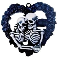 ☠️❤️ Stylischer Herz-Totenkopf-Schlüsselanhänger ❤️☠️💫