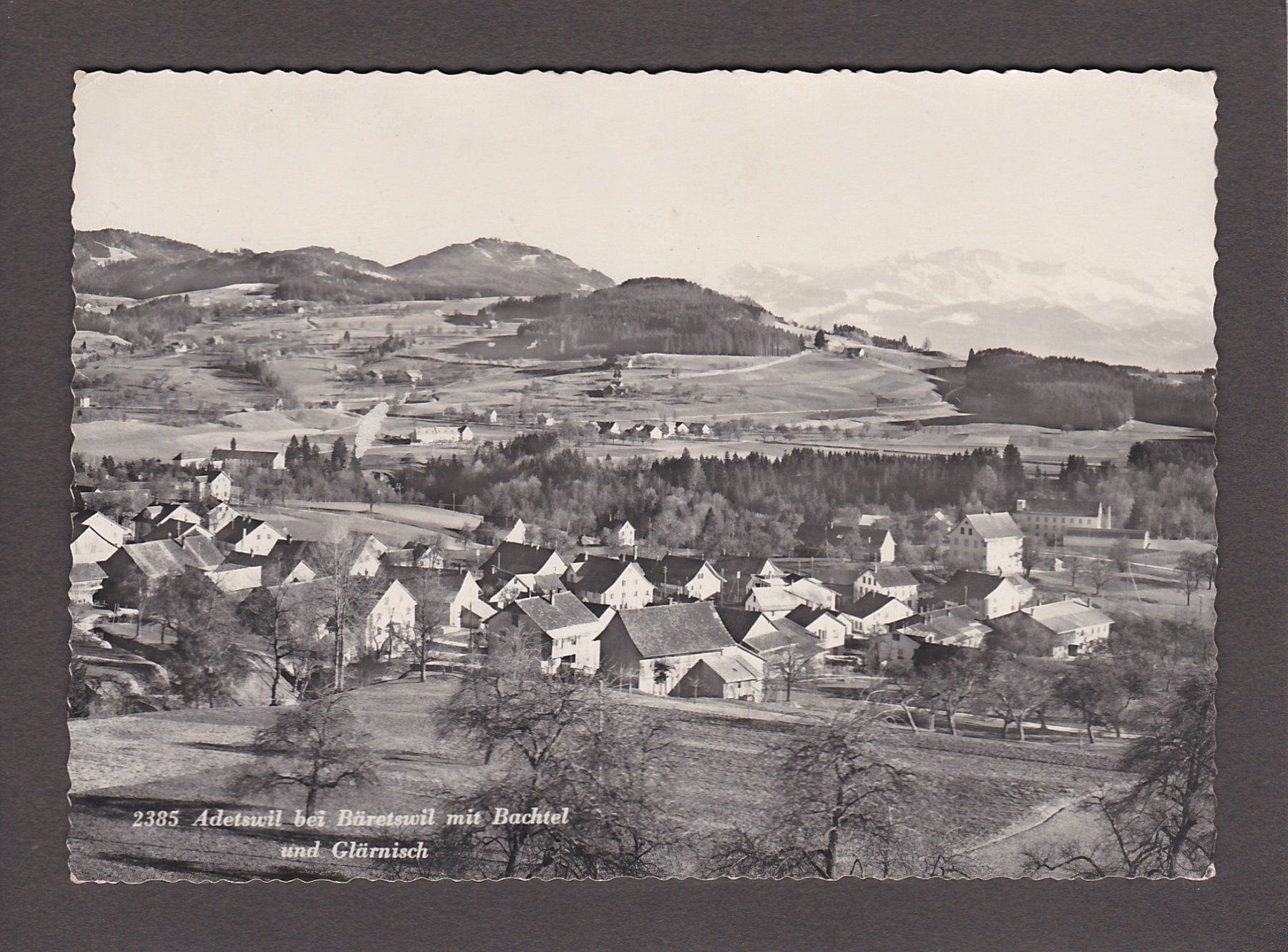 Cartoline postali: ADETSWIL bei Bäretswil, 1951 – Usato da Reiden venduto da cinfis