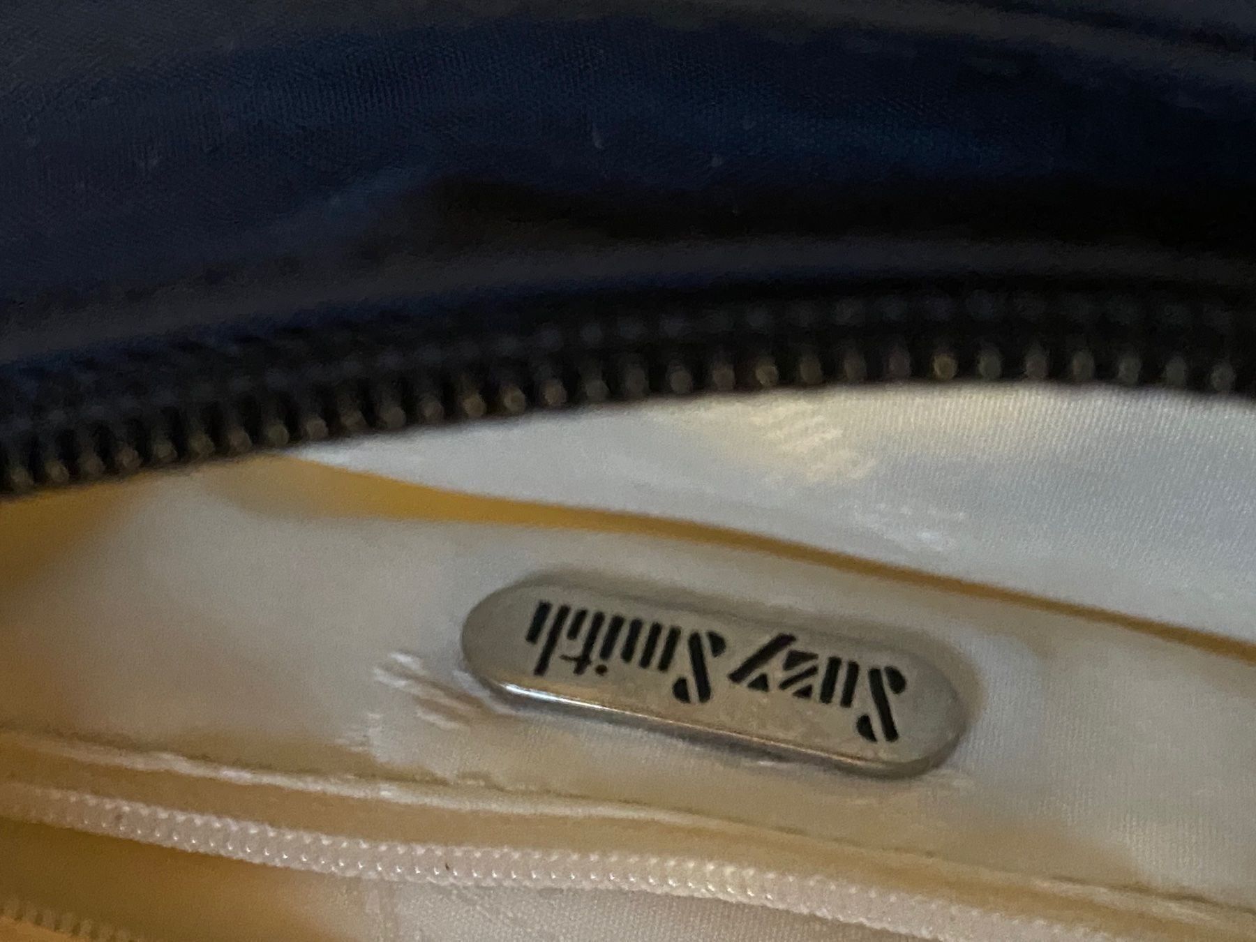 Borse da donna: Beau sac 'Susy Smith' bleu et blanc – Nuovo (secondo la descrizione) da Grund b. Gstaad venduto da PlageNeige 3