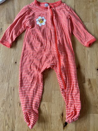 Baby Pyjama Mädchen Strampler Gr. 86/92 12-24M Texstar 