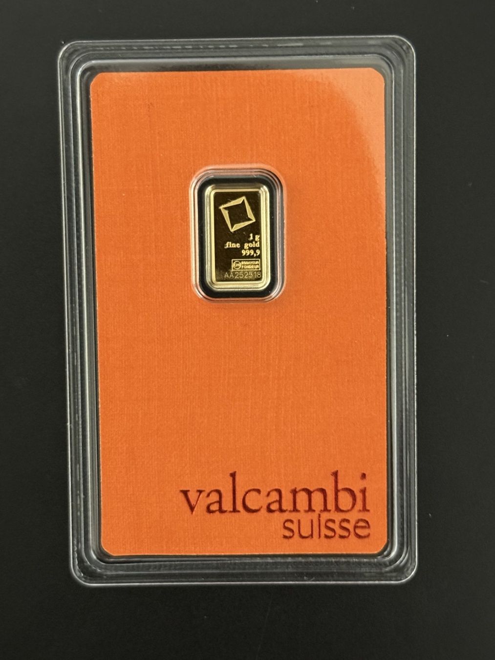 Valcambi Edelmetalle: Goldbarren 1g Valcambi Suisse – Neu und originalverpackt aus Untersiggenthal von byiggy