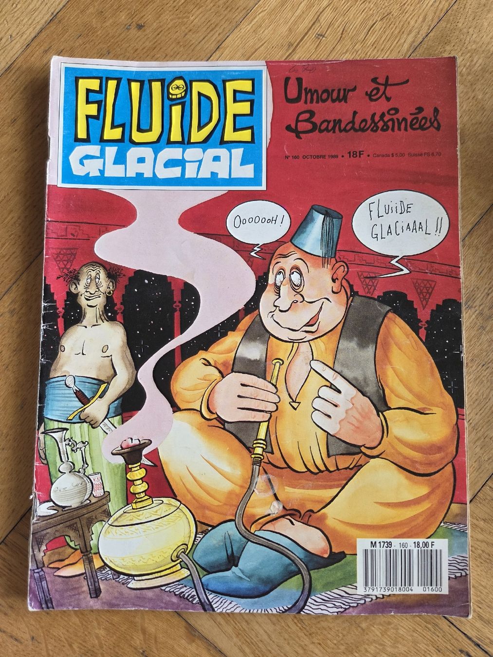 Comics: Fluide Glacial N°160 - Octobre 1989 – Gebraucht aus Territet von Cenh