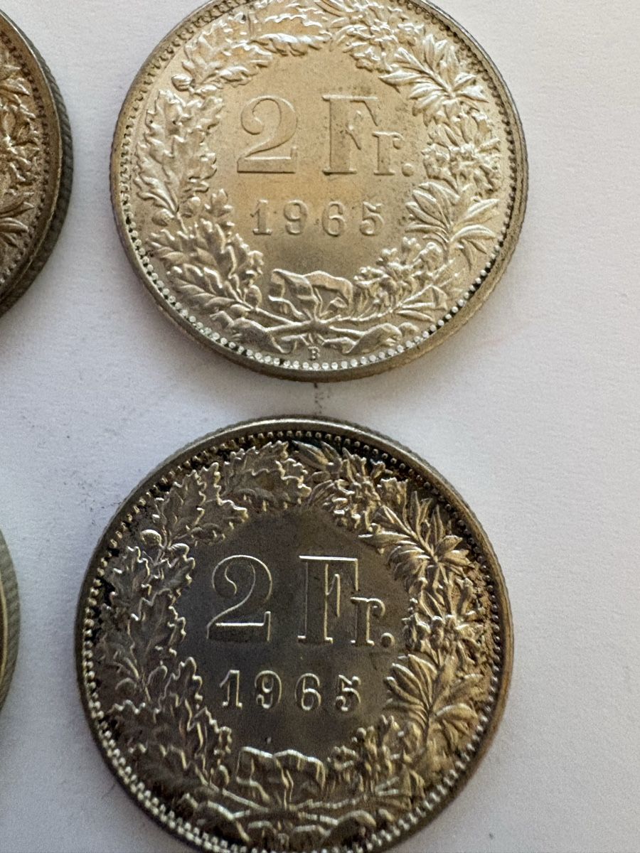 Tutti le monete: 4x 2 fr 1965 – Usato da Murten venduto da Tzaugg 3