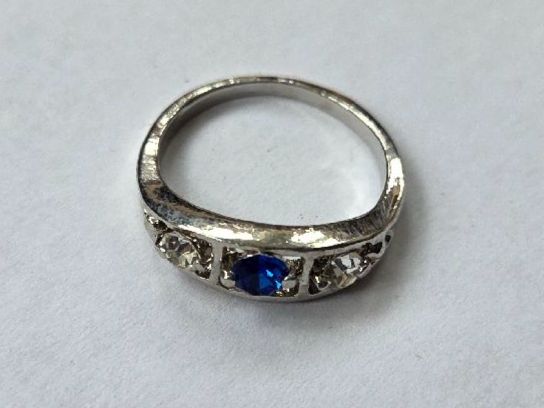 Anelli: Bague saphir artificiel taille 54 – Nuovo (secondo la descrizione) da Territet venduto da Cenh 3