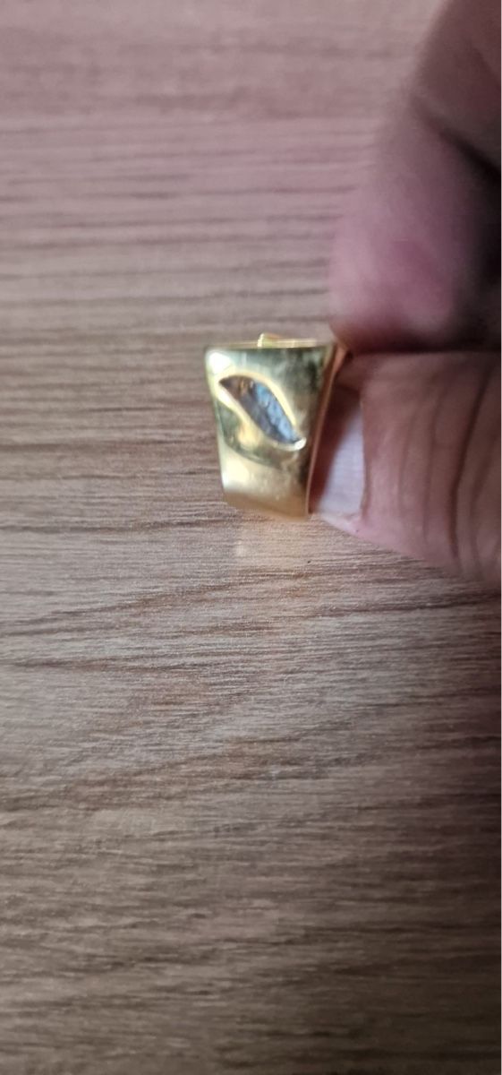 Pierre Lang Ringe: Pierre Lang Goldfarbener Damenring mit Stein, Grösse 54 – Gebraucht aus St. Gallen von mania03 1