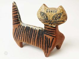 Lisa Larson Keramik-Katzenfigur Gustavsberg Schweden Katze