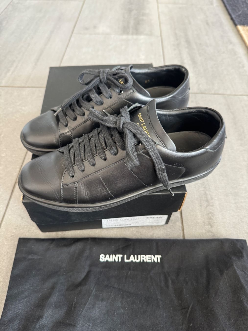 Saint Laurent Herrenschuhe: Saint Laurent Sneaker - schwarz, 37 – Gebraucht aus Küsnacht ZH von jeli9