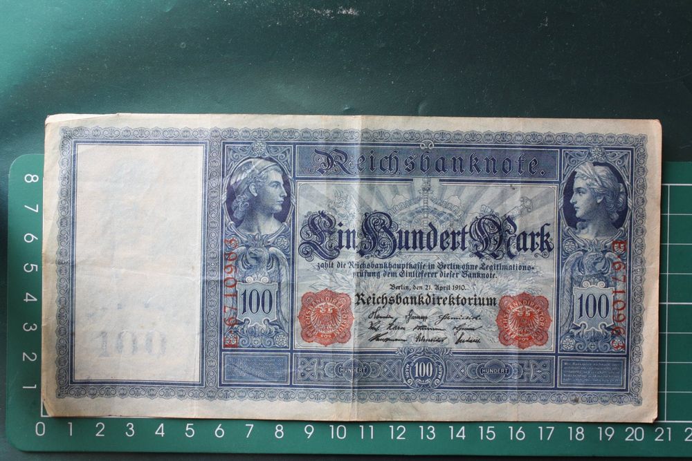 Reichsbanknoten 1920 – 10, 50, 100 Mark Reproduktion, Pick 67–69, Hochwertiger Druck, Für Sammler & Film