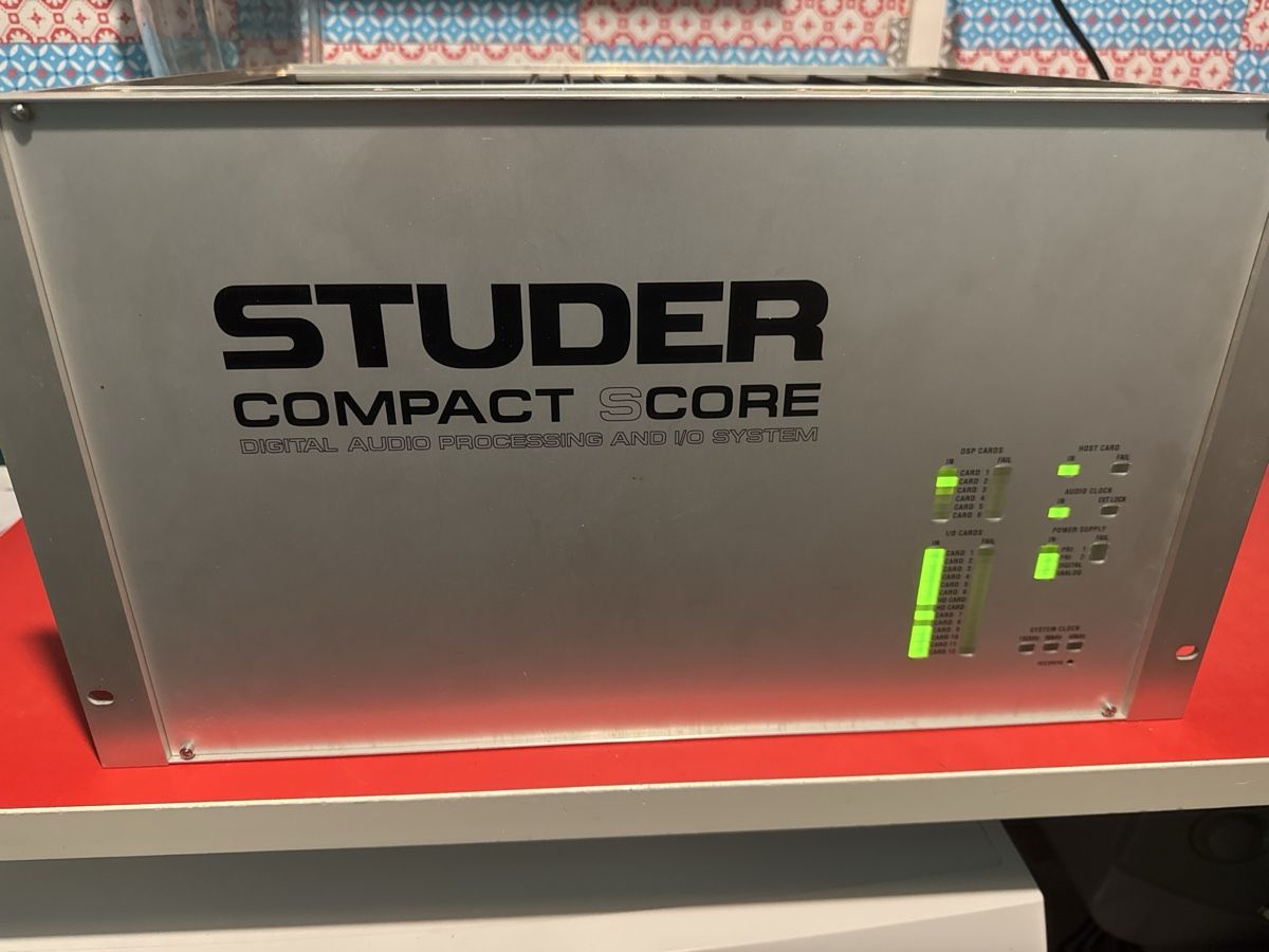Studer Console di mixaggio: Studer Compact SCore – letzte CHANCE sonst Einzelmodulverkf. – Usato da Luzern venduto da JAYJAY-LEMMING 1