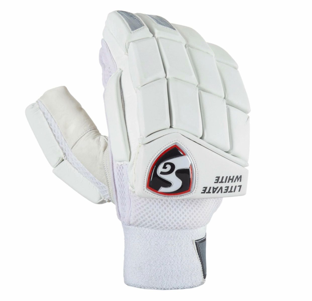 Guanti & manicotti: SG Litevate White Batting Gloves – Nuovo e nell'imballaggio originale da Luzern venduto da ronymamuni 1