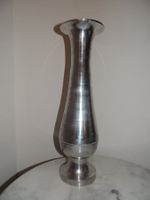 HOCHWERTIGE VASE «STATEMENT» VERSILBERT 52 CM 1.448 GRAMM