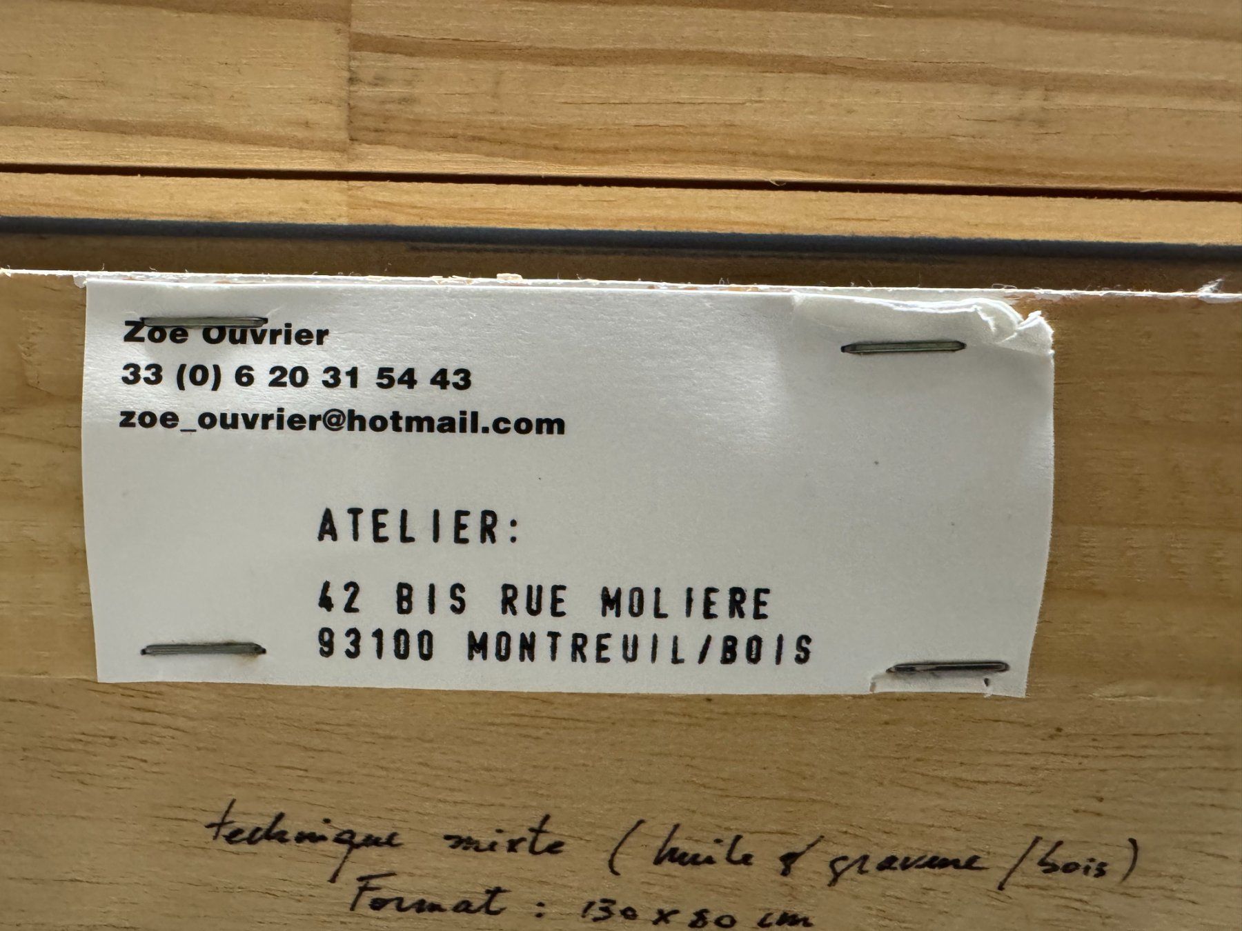 Dipinti: Original Painting by OUVRIER Zoé – Usato da Gsteig b. Gstaad venduto da Auctionly 3