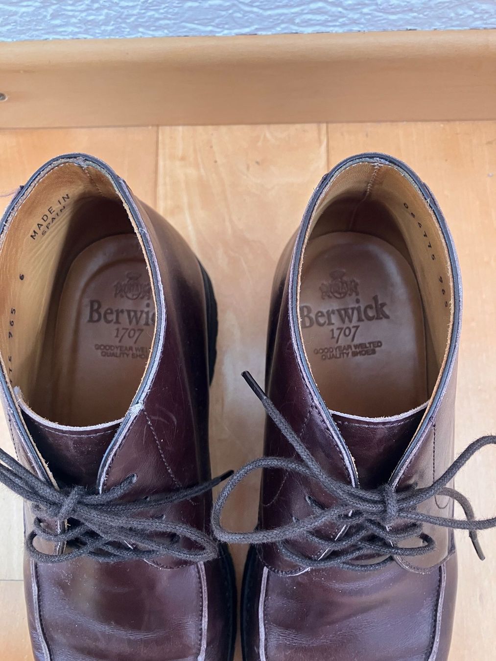 Herrenschuhe: Schnürschuhe, Leder, Berwick 1707, Grösse 39 – Gebraucht aus Oberlunkhofen von Nuemmiis 3