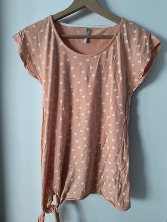 Damen T-Shirt Orangepunkt Grösse S top