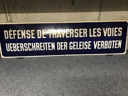 SBB Email Schild bombiert