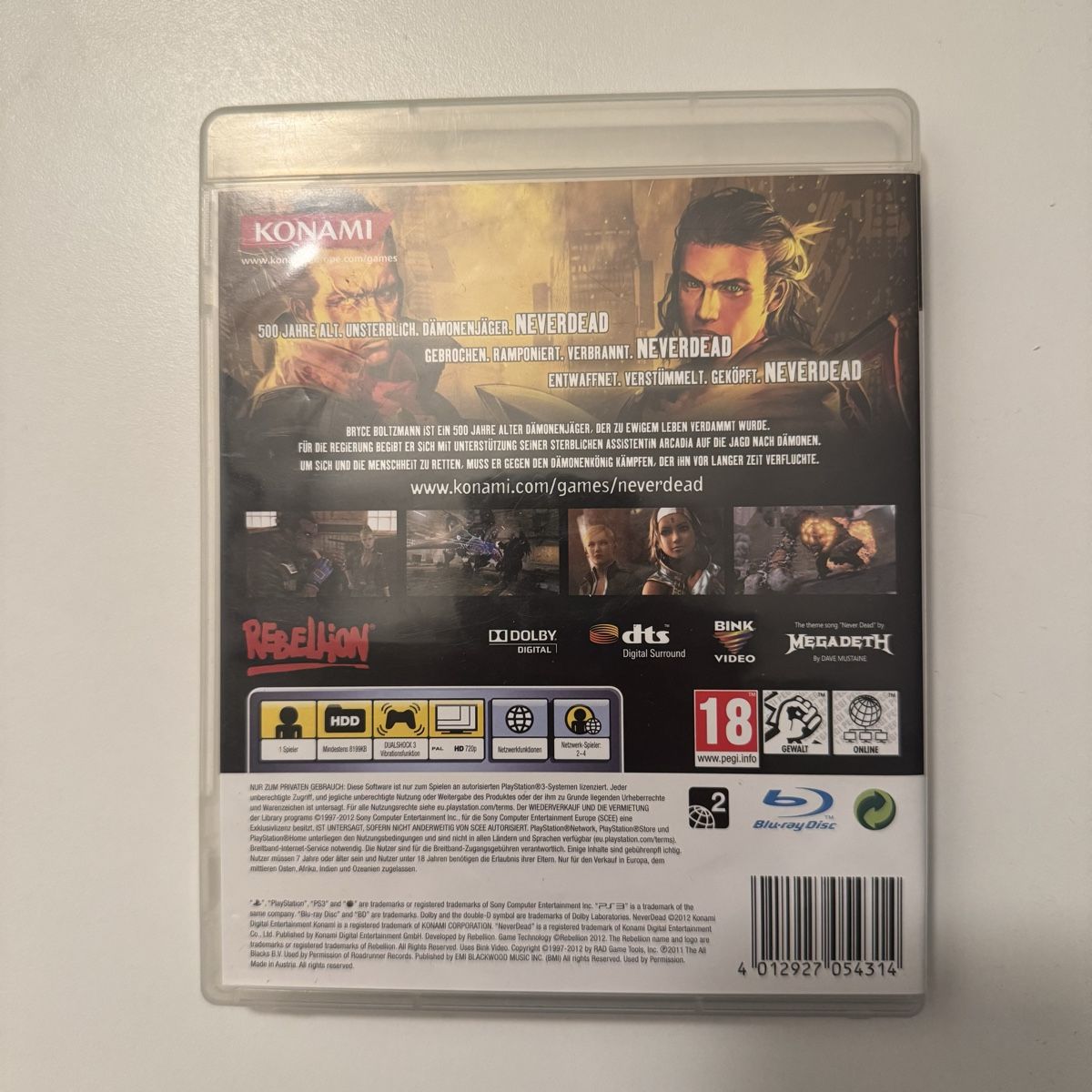 Sony Jeux: Neverdead PS3  – D'occasion à Adliswil par B_Kreb 1