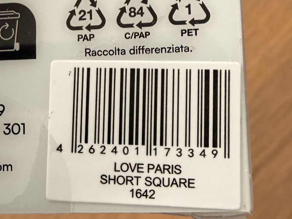 Unghie finte: DOONAILS Soft Gel Press Ons, Love Paris, Short Square – Nuovo e nell'imballaggio originale da Zollikofen venduto da S.Hontas 1
