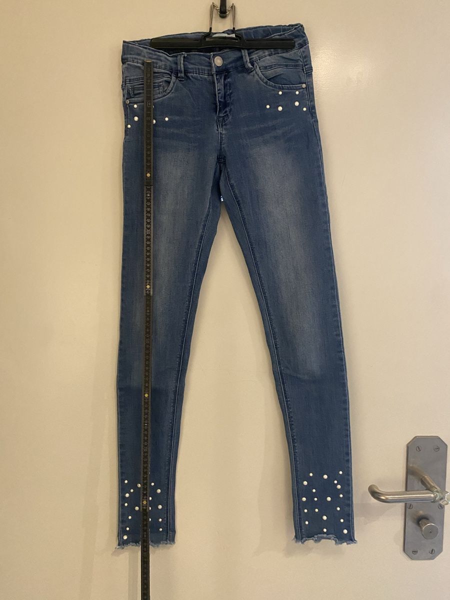 Name It Pantaloni: Mädchen Name it Jeans mit Perlen, Gr. 164 – Usato da Hünenberg See venduto da lar_9zjk 2