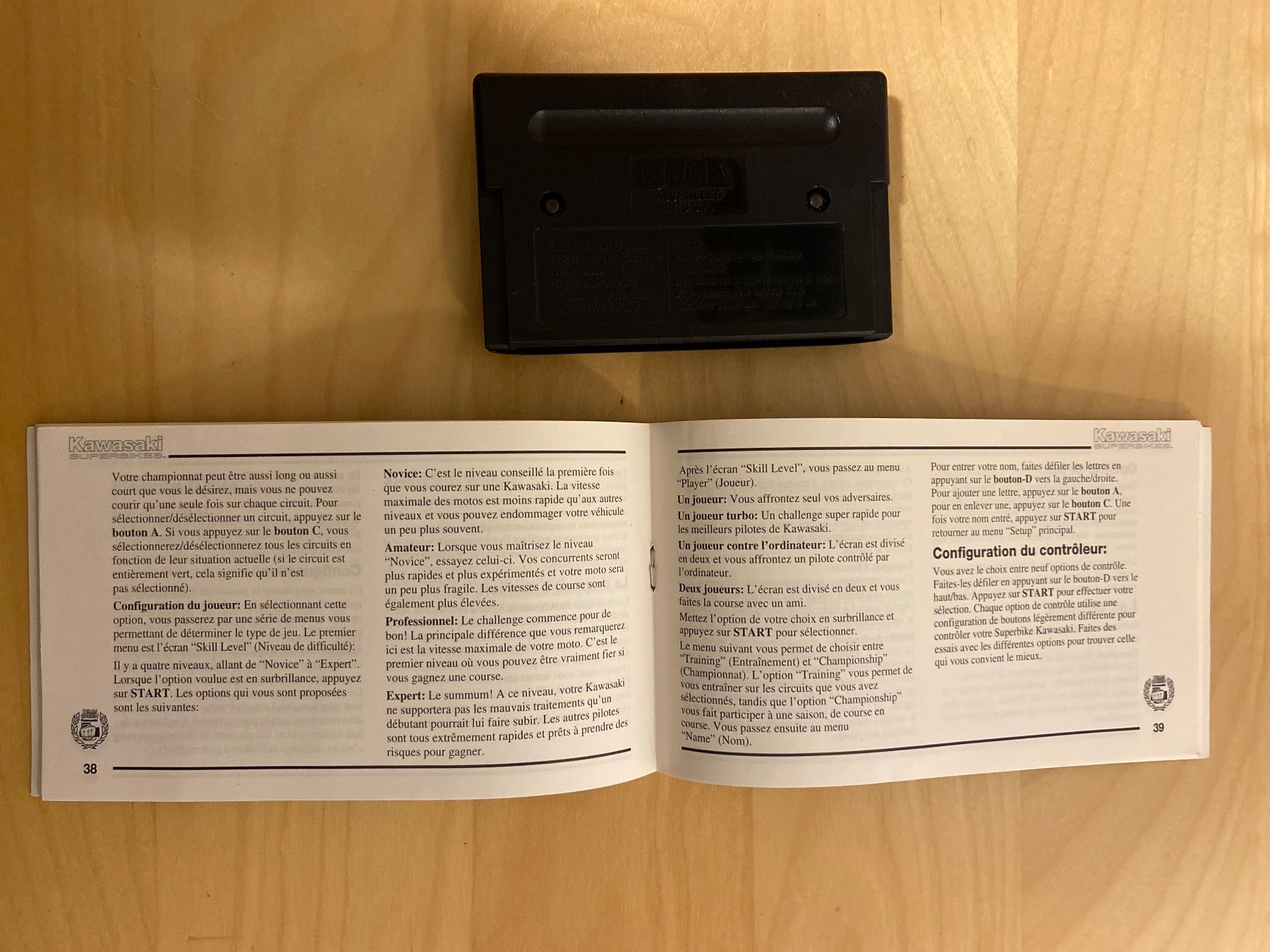 Sega Giochi: Sega Mega Drive / Genesis Game - Kawasaki Superbikes – Usato da Frauenfeld venduto da golfdude 2