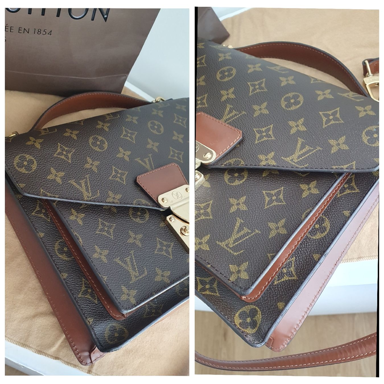 Louis Vuitton Sacs femmes: Louis Vuitton Monceau 28  Monogram Canvas – D'occasion à Niederteufen par Mira_72 5