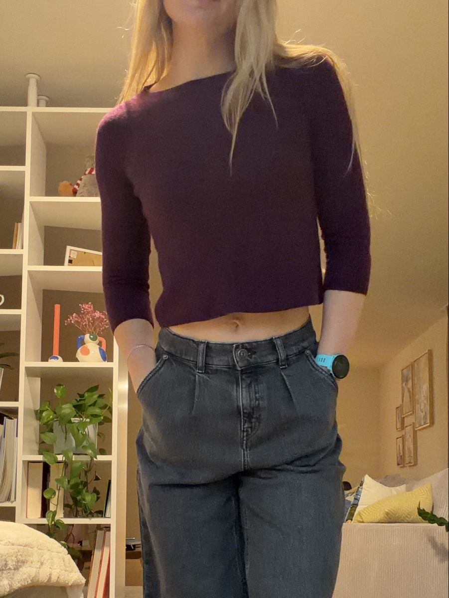 Maglioni & Felpe: KURZER KASCHMIR VIOLETTER PULLOVER – Usato da Zürich venduto da dbu_s8p2