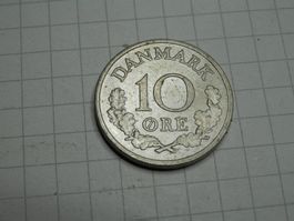 Dänemark  10 Öre, 1972