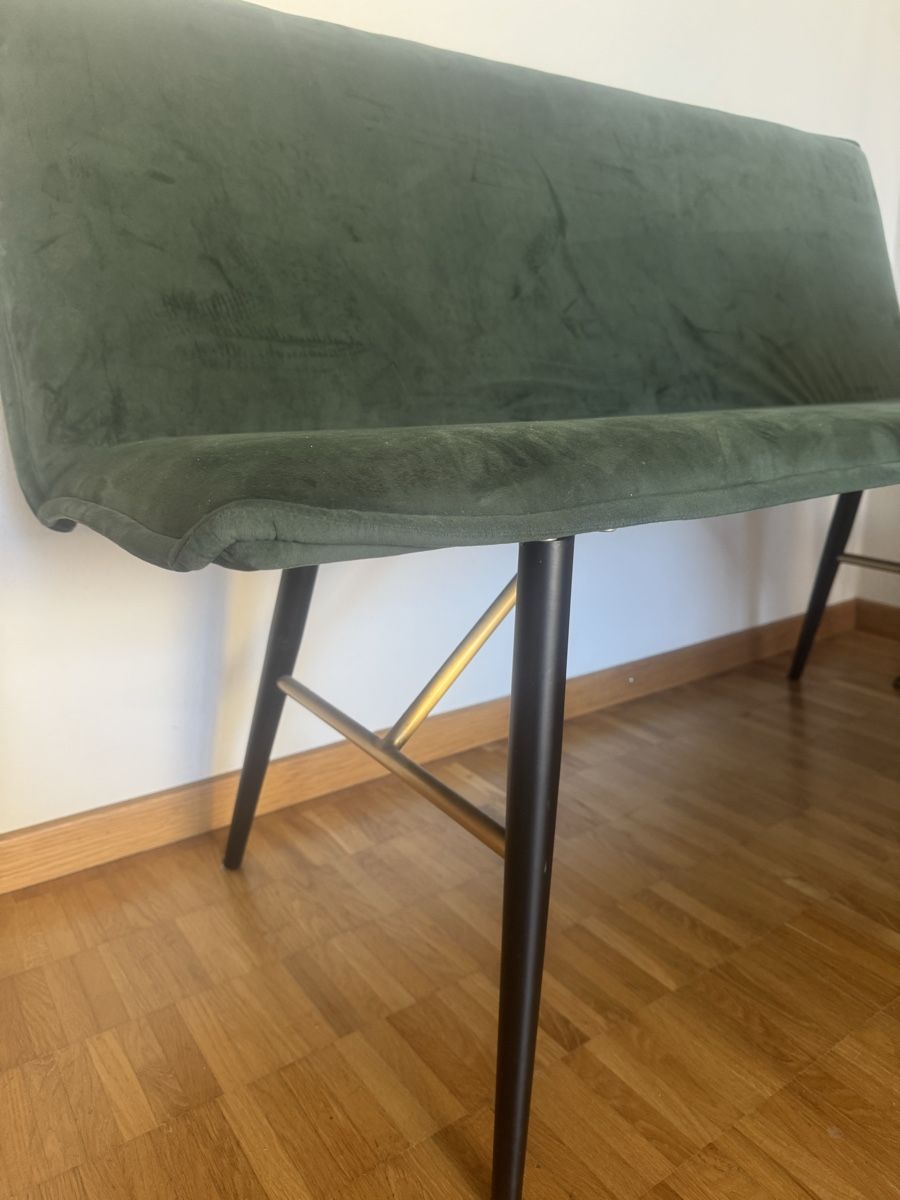 Panchine: Sitzbank aus grünem Samt – Nuovo (secondo la descrizione) da Zürich venduto da Superbrom2000 2