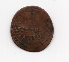 (734) Schweiz, SG, Stadt, 6 Kreuzer 1730