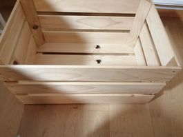 Holzkiste /Harasse aus Holz, hell, vielseitig verwendbar.