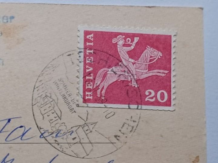 Cartoline postali: 2788, Tschiertschen GR, Stempel Tschiertschen 1969 – Usato da Aarau Rohr venduto da mgvw 1